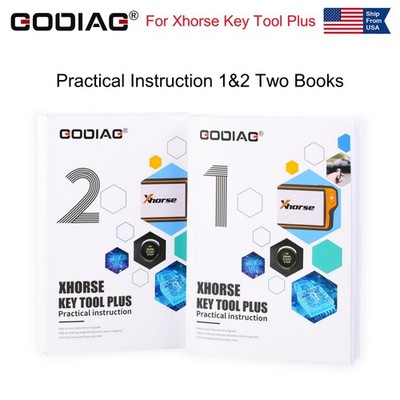 For Xhorse VVDI Key Tool Plus Practical Instruction Two Book Car IMMO Knowledge