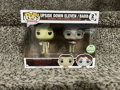 Funko Pop! Vinyl Stranger Things Eleven & Barb 2-Pack 2017 Spring Convention Ex…
