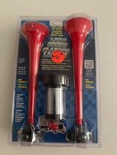 Air Horns. Wolo Model 417. Dual Tone Air Horns. New Factory Sealed Package. Air Horns. Wolo Model 417. Dual Tone Air Horns. New Factory Sealed Package.