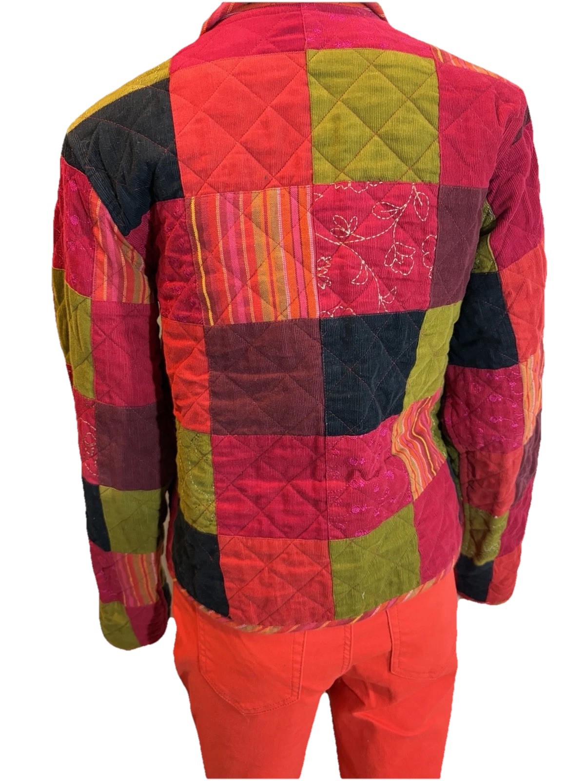 David Brooks Reversible Button Quilted Jacket Siz… - image 5