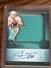 Panini 2025  Silhouette Ryan Tannehill Patch Auto /199 Miami Dolphins