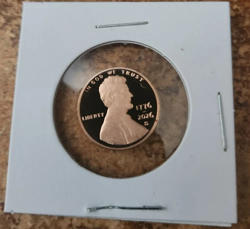 2026-S Lincoln Shield Cent Proof — photo from the most recent tracked eBay sale