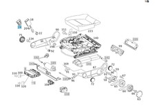 Genuine Mercedes-Benz Vito 639 Seat Belt Buckle Cover Front L/R A0009140236 9B51