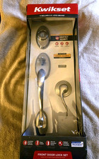 Kwikset Shelburne - Satin Nickel - Single Cylinder Door Handleset - Tustin Lever