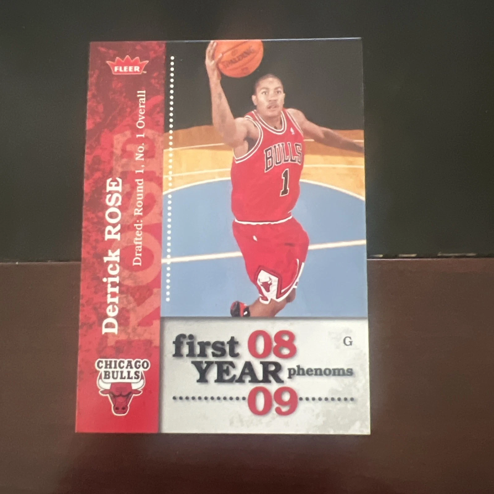 Derrick Rose trading card