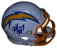 MIKE MCDANIEL signed (SAN DIEGO CHARGERS) mini football helmet BECKETT BW61059