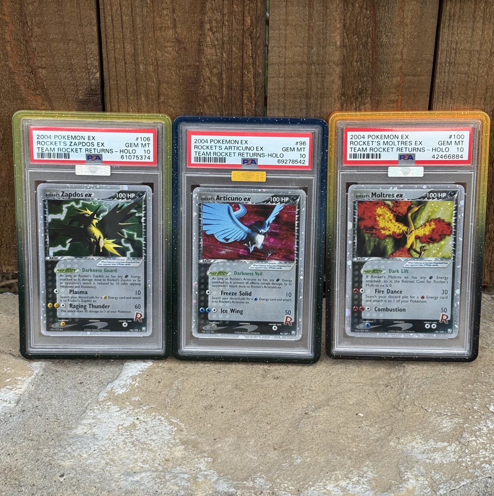 2004 POKEMON EX TEAM ROCKET RETURNS ROCKET'S BIRDS(SET) READ DESCRIPTION PLEASE