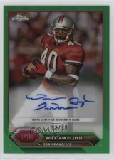 2023 Composite Topps Chrome Green Refractor /99 William Floyd #TCA-WF Auto