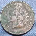 1873 Indian Head Cent 1c XF Details #101545