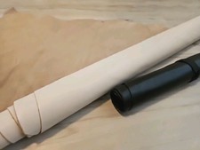 3oz LINEN TAN CREAM MATTE SOFT GARMENT SMOOTH LEATHER HIDE PANEL,SHEET,12x24 26 