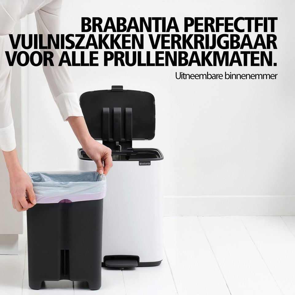 Brabantia Bo Pedaalemmer - 30 liter - Mineral Infinite Grey