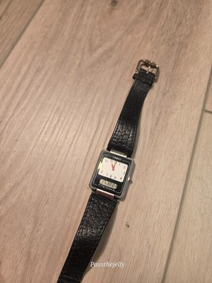 Tissot Two Chronometer Twotimer Analog & Digital Swiss Watch Very Rare _2750