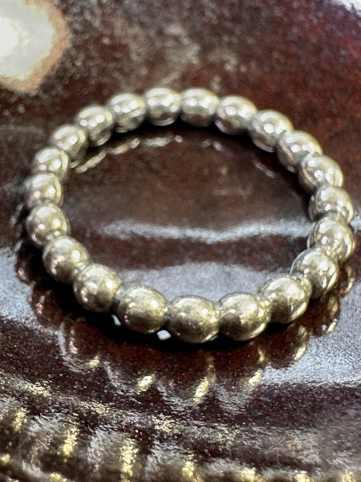 Sterling Silver Bubble Ring - image 1