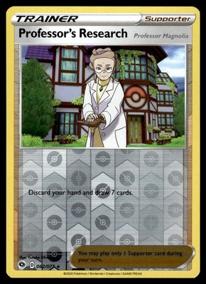Professor's Research Magnolia 062/073 Champions Path Reverse Holo NM Englisch