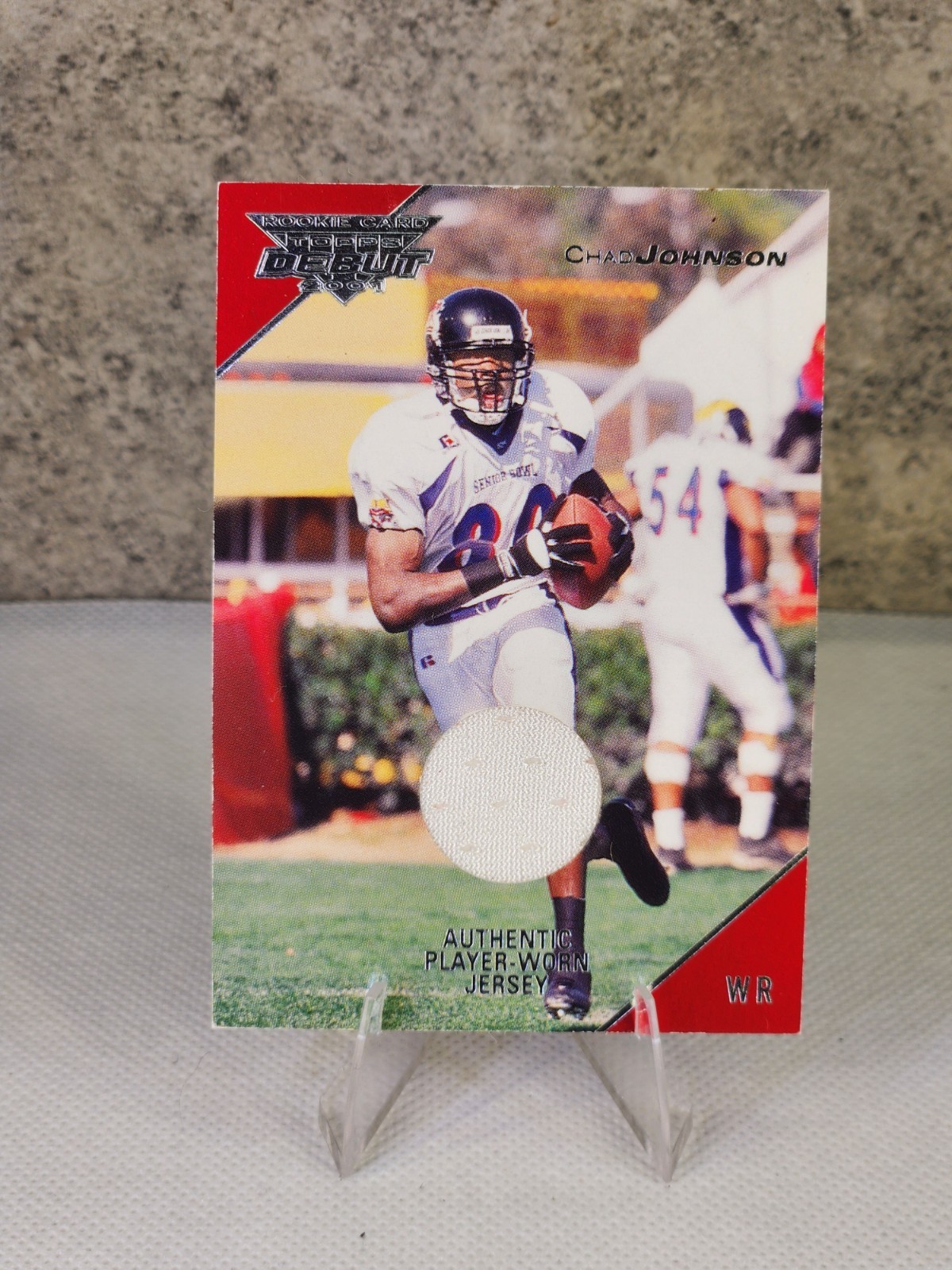 2001 Topps Debut - Chad Johnson #128 /999 (MEM, RC)