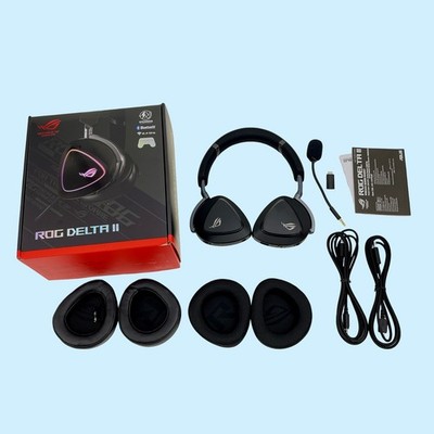 ASUS ROG Delta II A701 Tri-Mode Wireless Gaming Headset BT, 2.4GHz, 3.5mm #U4858
