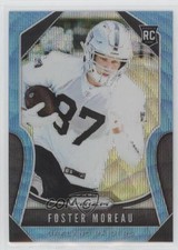 2019 Panini Prizm Rookies Blue Wave Prizm 103/199 Foster Moreau #372 0di0