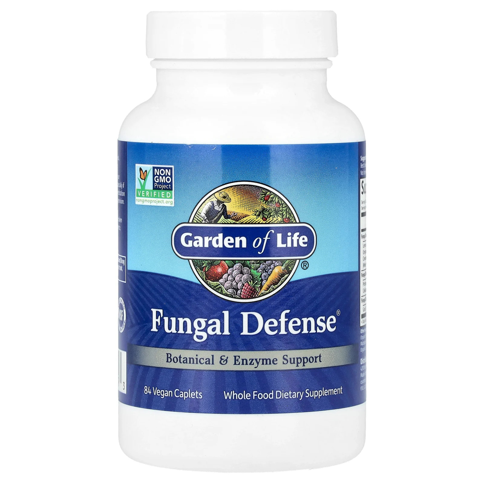 Garden of Life Fungal Defense 84 растительных капсулы без глютена вегетарианские цельные 6890₽