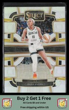 Dana Evans 2024 Panini Select WNBA #73 Prizms Silver