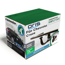 Oris Anhängerkupplung abnehmbar & 7poliger TowTec E-Satz für Chevrolet Cruze 09-