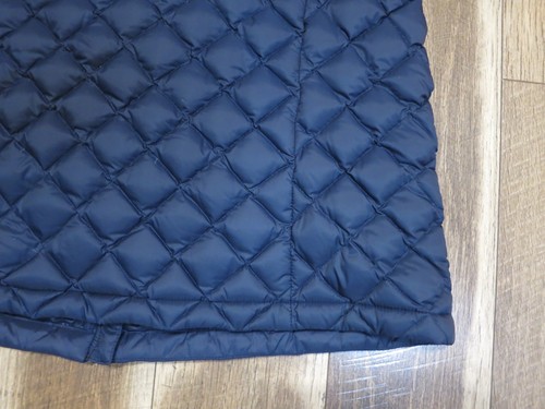 J Jill Women's Blue Pockets Lightweight Down Full Zip Quilted Puffer Sz XL - Picture 10 of 10