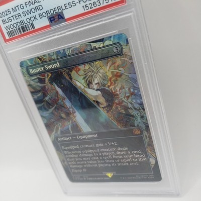 Buster Sword (Borderless) Final Fantasy Foil for sale online | eBay