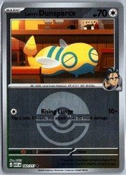Larry's Dunsparce (Poke Ball) Reverse Holo #163/217 Ascended Heroes