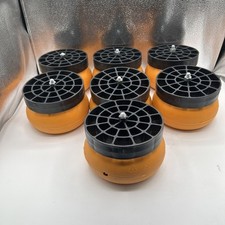 7 Orange Hardigg Skid Mate Pallet & 7  Spacers Used From  Warehouse