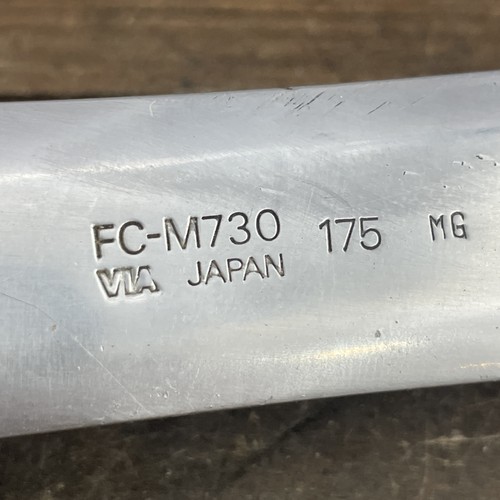 Vintage Shimano FC-M730 Crank Arm LEFT 175mm Japan Square Taper MTB Bike - Picture 3 of 15