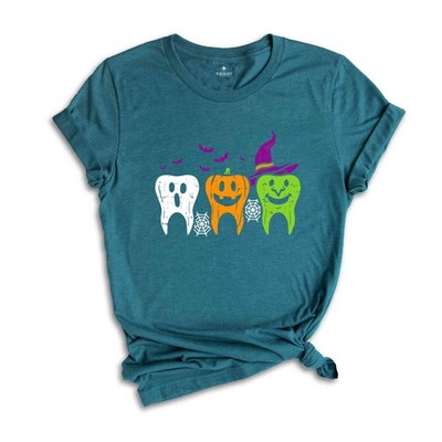 Dentist Halloween Shirt, Halloween Costume, Witch Tooth Shirt, Ghost Teeth Shirt