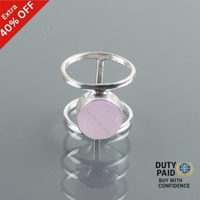 Valentines Deal Rose Chalcedony Gemstone 925 Silver Bezel Band New Ring Jewelry