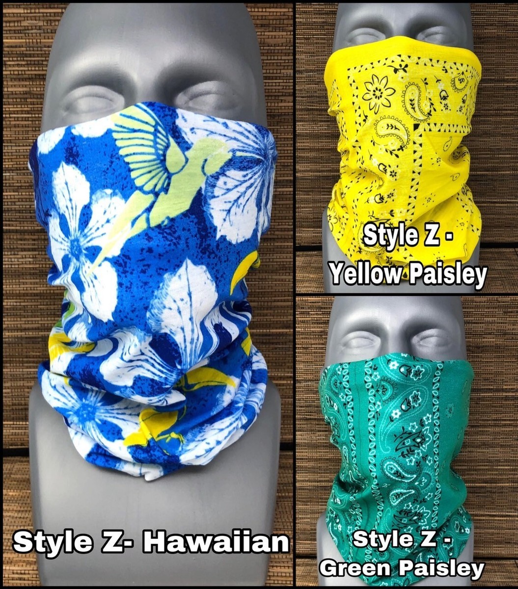 36 Pcs Paisley Bandanas Seamless Neck Gaiter Face Mask Headwear Sports Balaclava Tarpop 40pcs Neck Gaiter Face Mask Men Women, Seamless  main image 3