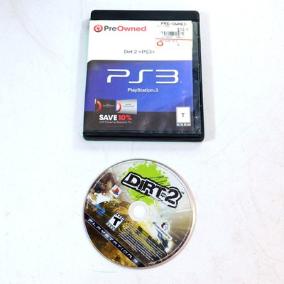 #ad #ad Dirt 2 Sony Playstation 3 PS3 Tested Working Gamestop Case No Manual $10.39