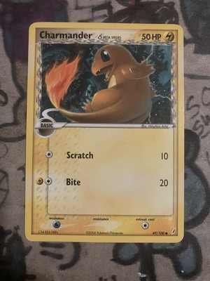 Charmander (Delta Species) Regular Common Crystal Guardians 49/100 Pokemon LP