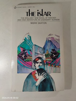 1971 The Islar Vintage Fantasy Novel Signet Book Paperback Mark Saxton 1st