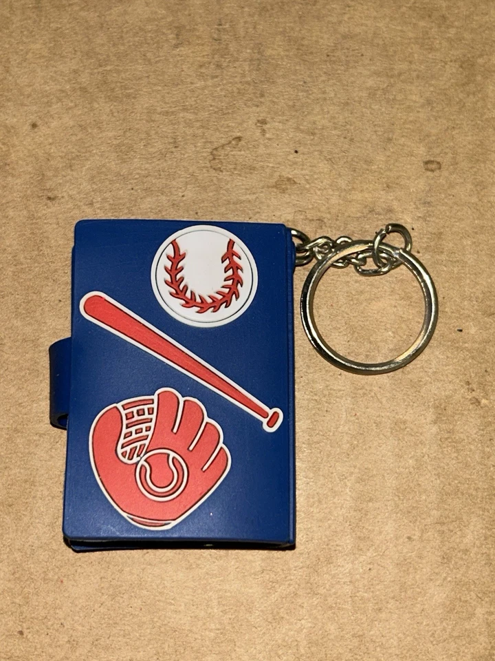 Unused Vintage 1998 Liward MLB Toronto Blue Jays Notepad PVC Book Keychain - Image 2 of 4