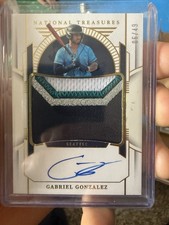 2024 Panini National Treasures Prospect Material Signatures Gabriel Gonzalez /49