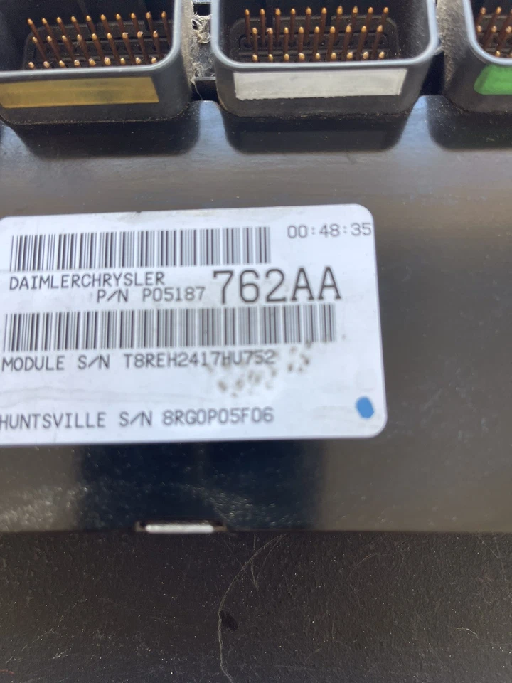 2007-2009 Chrysler PT Cruiser 2.4L Turbo P05187762AA ECU ECM модуль двигателя - Изображение 2 из 4