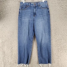 Rewash Jeans Womens 29 Blue Cotton High Rise Mom *GUC*