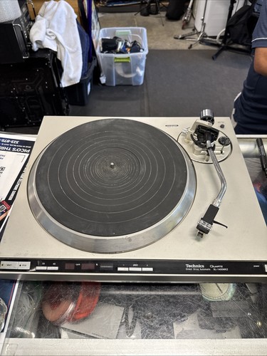 Technics Quartz SL-1400MK2 Direct Drive Turntable Works