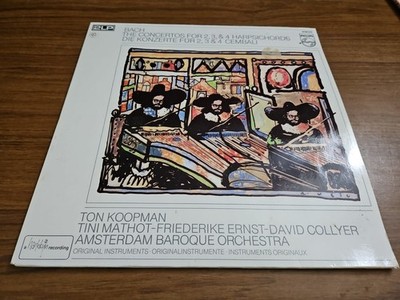 TON KOOPMAN - TINI MATHOT  / BACH the harpsichord concertos  / PHILIPS Ex