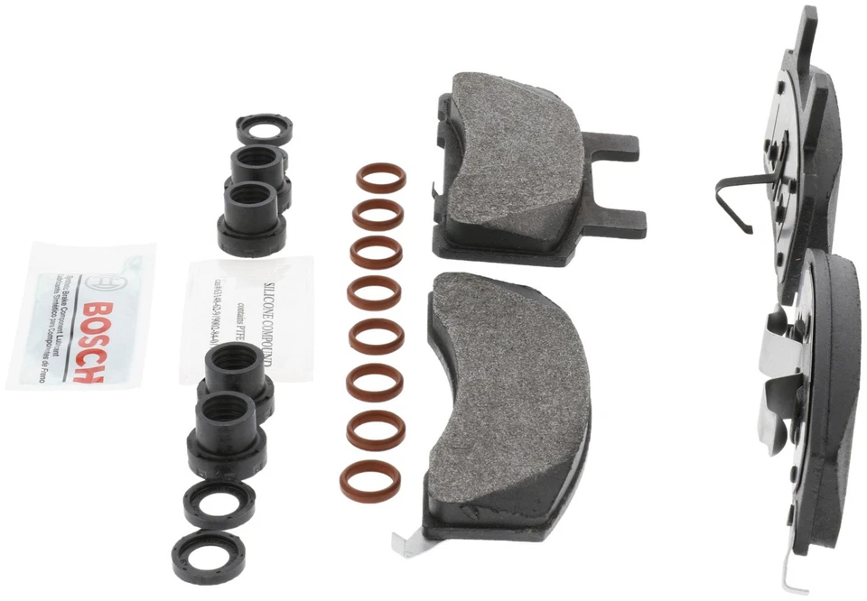 Juego de pastillas de freno de disco delanteras Bosch BP370 para 88-02 Chevrolet C2500 C3500 K2500 Foto 3 de 4