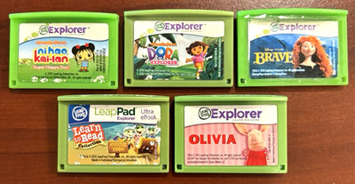 5 Leap Frog LeapPad Explorer Learning Game lot  LeapPad 1 2 3 XDI Ultra Platinum
