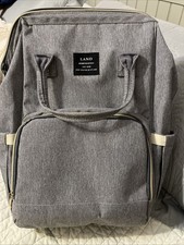 LAND mommy baby bag Gray backpack