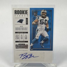 2017 Contenders Rookie Ticket/Rookie Ticket Variation Ben Boulware #213 Auto NM