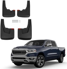 Truck Mud Flaps For Dodge Ram 2019-2024 Ram 1500 Front And Rear 4pcs-set Truck Mud Flaps For Dodge Ram 2019-2024 Ram 1500 Front And Rear 4pcs-set