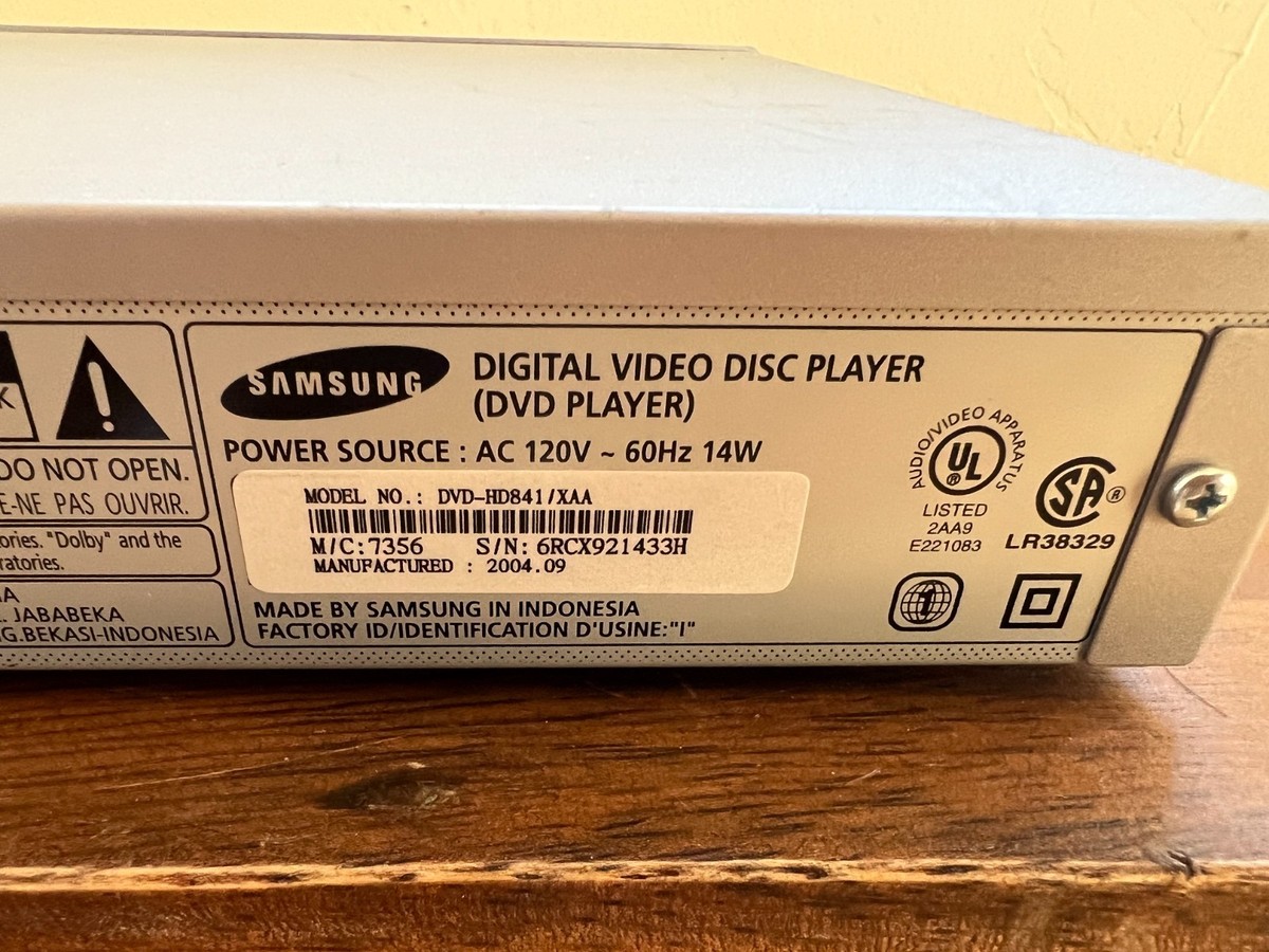 Samsung DVD-HD841 SACD/CD/DVD Player | eBay