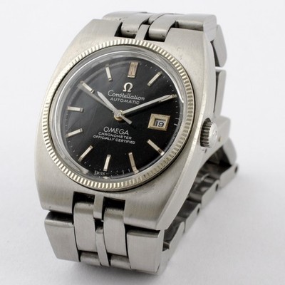 NICE SWISS OMEGA CONSTELLATION 568.014 AUTOMATIC DATE LADIES WATCH W/ BRACELET
