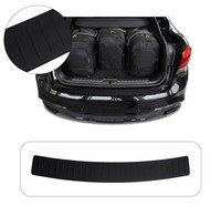 Schwarz Ladekantenschutz FüR Ford Kuga 2 Kunststoff Abs Mit Abkantug 2012-2018