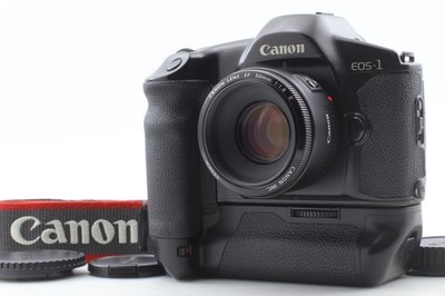  [ Near MINT ] Canon EOS-1 HS 35mm Film Camera EF 50mm F/1.8 II Lens From JAPAN